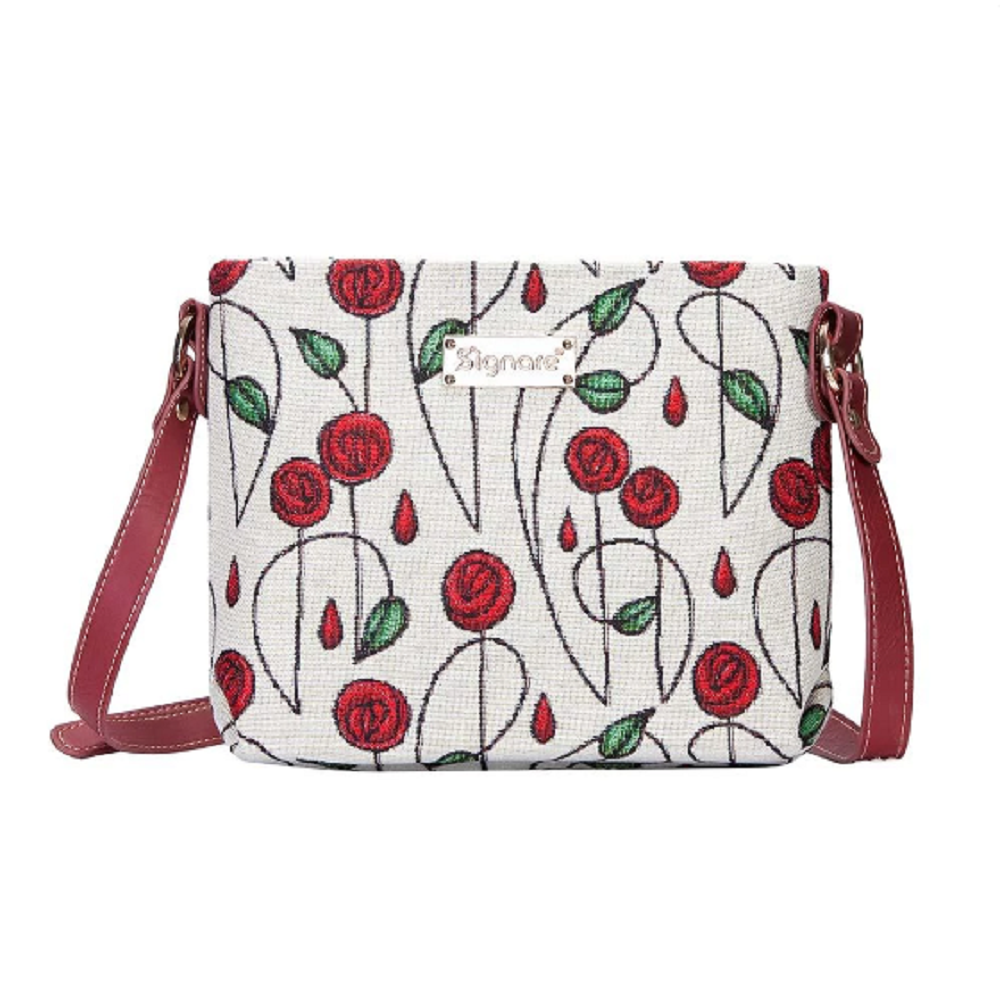 Signare Simple Rose Crossbody Handbag (XB02)
