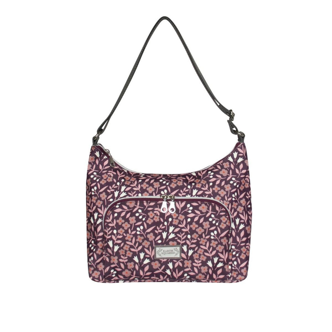 Mulberry Oil Cloth Hobo Messenger Cross Body Bag by Earth Squared