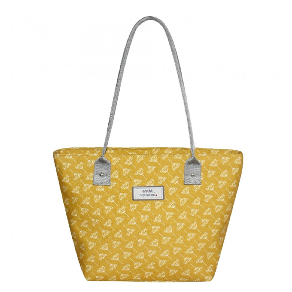 Mustard Oil Cloth Tote Bag by Earth Squared