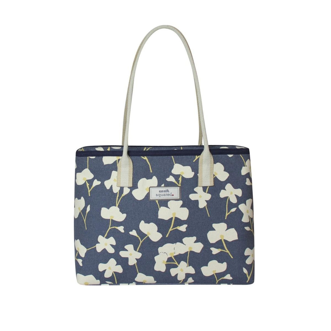 Floral Blossom Canvas Tote Bag by Earth Squared