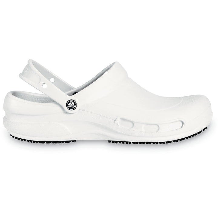 Crocs Adults Unisex Bistro Slip Resistance Work Clogs In White