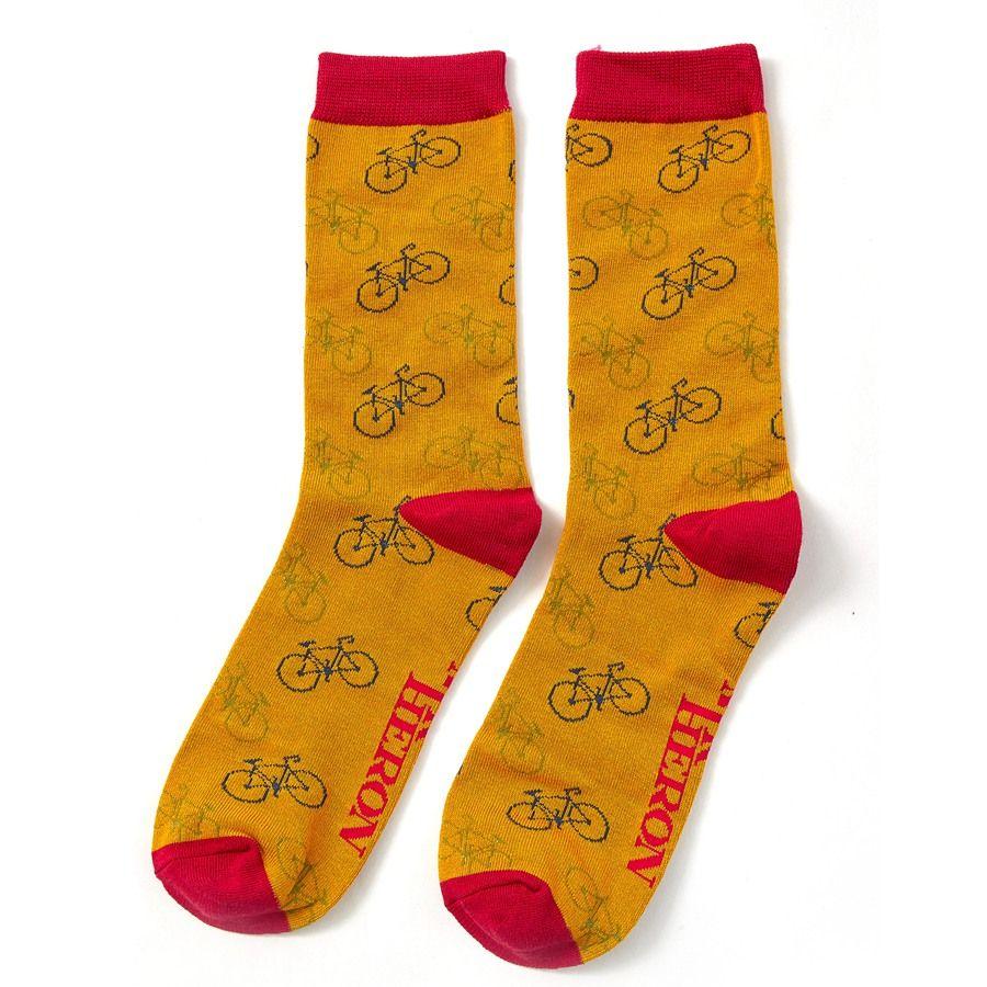Mr Heron Bicycle Socks 3 Pairs Gift Boxed
